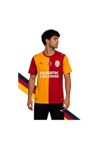 Gs Frm 041 784991 Galatasaray Orjinal Lisanslı Puma 2026/2027 İç Saha Parçalı Forma Uv Kutu Hediyeli Kırmızı - Sarı