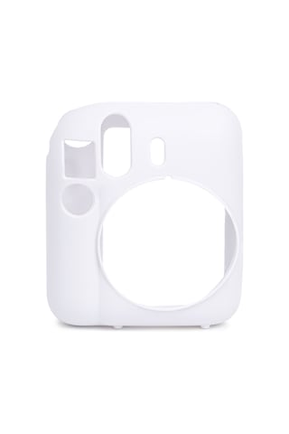 Instax Mini 12 Makine Uyumlu Beyaz Koruyucu Silikon Kılıf