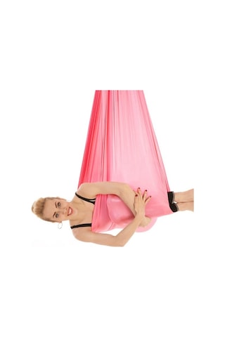Bundera Yoga Fly Hamağı Pembe - Tavana Askılı Pembe