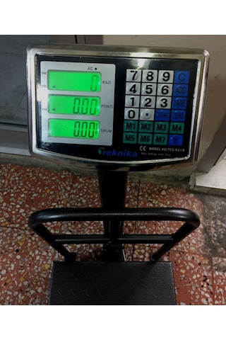 300 Kg Şarjlı Dijital Arka Korumalı Kantar Terazi (364620897)