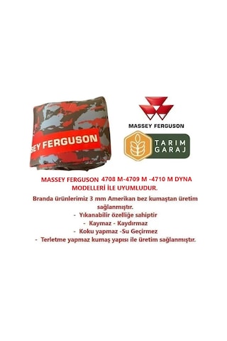 Massey Ferguson 4700 M Dyna Serisi Traktör Kılıfı Branda - Kaporta Kılıfı Ve Koltuk Kılıfı