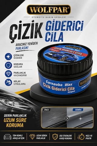 Çizik Giderici Cila Süngerli