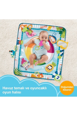 Fisher Price Havuz Keyfi Oyun Minderi Oyuncaklı Oyun Halısı Grr44