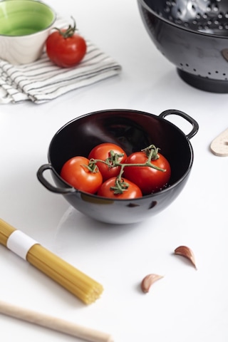 Akrilik Siyah Mini Pirinç Süzgeçi & Bakliyat Süzgeçi 3 Su Bardağı Ölçülü Diğer