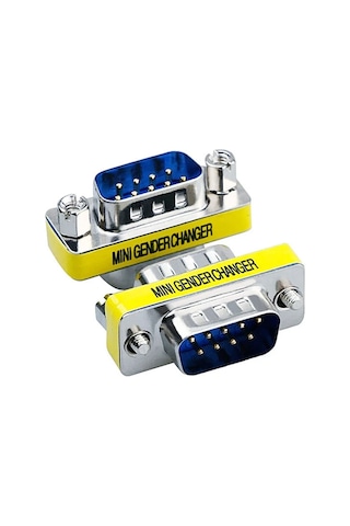 Rs232 Erkek Erkek Çevirici Db9 Rs232 Erkek Erkek Com Çevirici Dönüştürücü