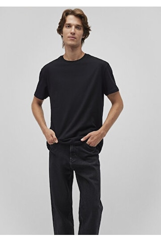Mavi Kısa Kol Siyah Erkek T-shirt M066249-900 Siyah