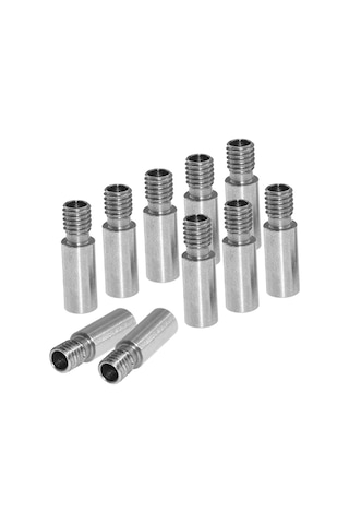 Neevoyu 3d Yazıcı Ekstruder Borusu - Soğutmalı V6 Gırtlağı 4.1mm Delikli, Paslanmaz Çelik, Aşınma Ve Isı Dayanıklı, 10 Adet