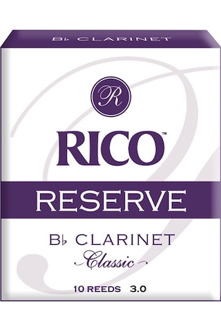 Rico Royal RCT Reserve Classic Bb Clarinet Reeds 3.5+ Bb Klarnet