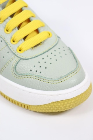 Mammamia D25ya-435 Kadın Deri Sneaker Ayakkabı Su Yeşili Flotur