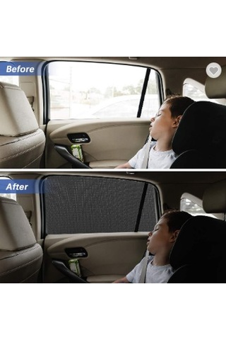 2 Adet Araba Oto Yan Cam Güneşlik Perdesi