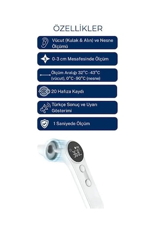 Kulaktan & Alından Ateş Ölçer