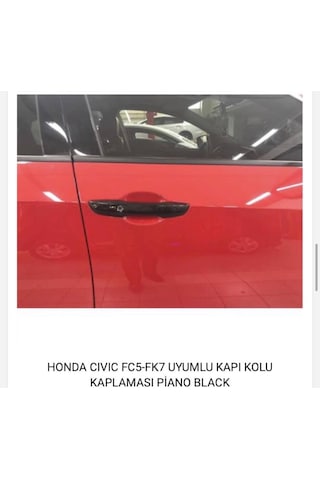 Honda Civic Fc5 Fk7 Piano Black Kapı Kolu Kaplama