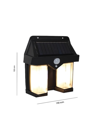 20w Sensörlü Solar Aplik 3200k Sarı Işık