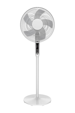 Goodhome 40 Cm Ayaklı Vantilatör, 3 Hız Kademeli, 7 Saat Zamanlayıcılı, Uzaktan Kumandalı, Beyaz