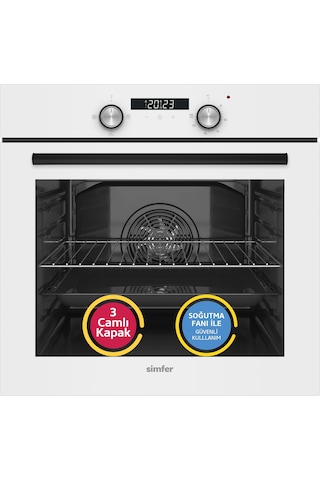 Simfer SB8231 - T3048 - SD8722 Trend Power Beyaz 3'lü Ankastre Set