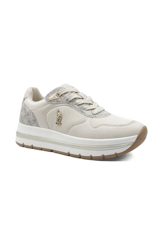 U.S. Polo Assn. U.s. Polo Assn. Shery 6fx Bej Kadın Spor Ayakkabı 000000000102157889