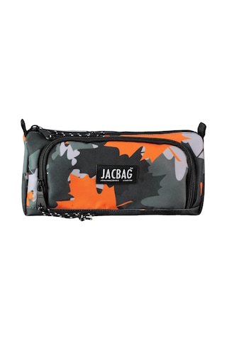 Jacbag Prıme Xl-lastik Ayraçlı İki Bölmeli Kalem Kutusu Turuncu Camoflora Genel