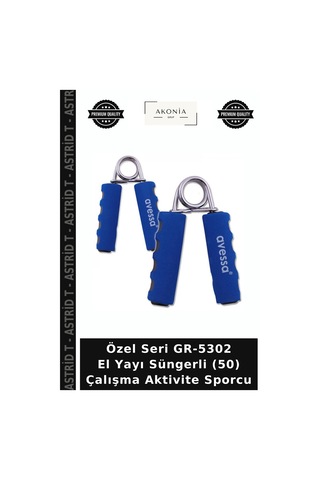 Özel Seri Gr-5302 El Yayı Süngerli 50 Çalışma Aktivite Sporcu