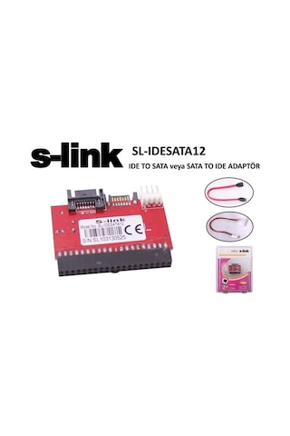 S-Link Sl-Idesata12 Ide Sata Dönüştürücü Adaptör