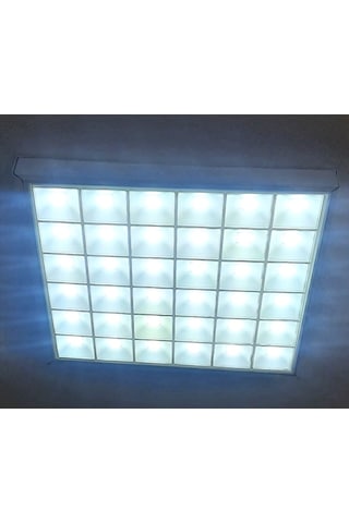 2 Adet 90 Watt 60x60 Panel Led Mercekli 36 Gözlü Özel Ürün Beyaz
