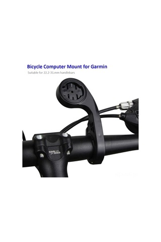 Novahub Bisiklet Gidonuna Montaj Aparatı - Siyah Pc & Tpu Malzemeli Montaj Seti Siyah