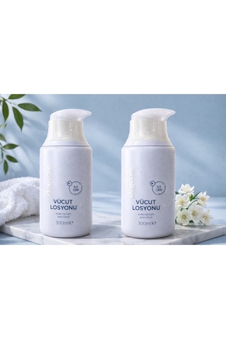 %5 Üre Vücut Losyonu 300 Ml X 2 Adet Kuru Ciltler İçin Nemlendirici Bakım Seti