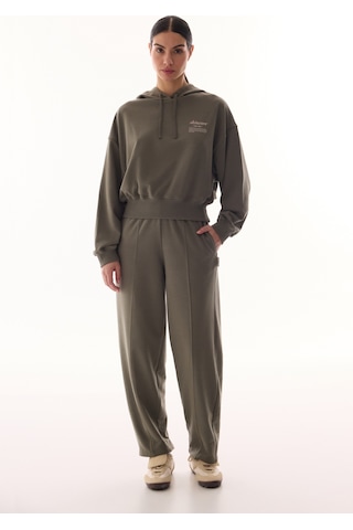 Penti Haki Kapüşonlu Crop Sweatshirt