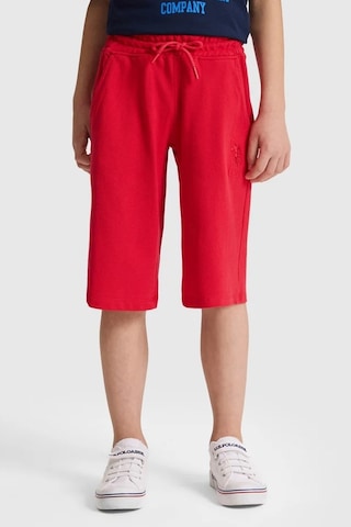 U.s. Polo Assn. Çocuk Şort Kırmızı