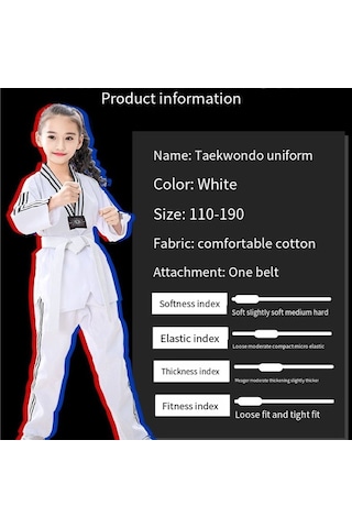 Sones Taekwondo Giyim Çocuk Yetişkin Pamuklu Erkek Ve Kadın Taekwondo Eğitim Üniformaları Pinoscience Kırmızı Pantolon Kırmızı