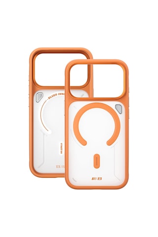 Frosted Anti-slip Apple Uyumlu iPhone 17 Pro Max Magsafe Parmak İzi Bırakmayan Yumuşak Silikon Kılıf Turuncu