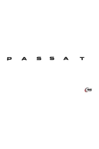 Volkswagen Passat Bagaj Arması Siyah Yazı Yeni Nesil Versiyon