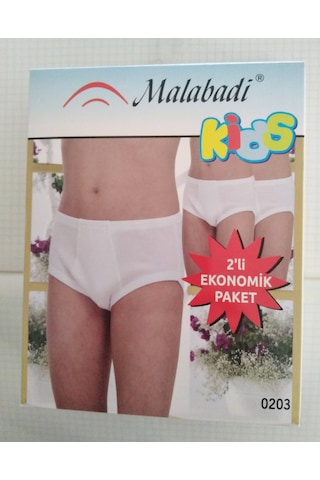 Malabadi Erkek Çocuk Ekonomik 2 li Ribana Slip