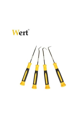 Wert 2690 Delici Biz Iğnesi Ve Kanca Seti 4 Parça Açılı Tam Kanca