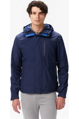 Erkek Lacivert Regular Fit Rain Breaker Yağmurluk-11478 4nv-lacivert
