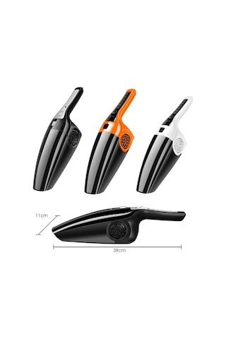 CBTxGlobal Sekizinci Nesil Araç Süpürgesi 120w Islak Ve Kuru Çift Kullanımlı Güçlü Emiş Beyaz