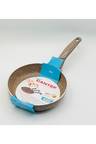 Cantef 20 Cm Yanmaz Yapışmaz Tek Saplı Teflon Tava