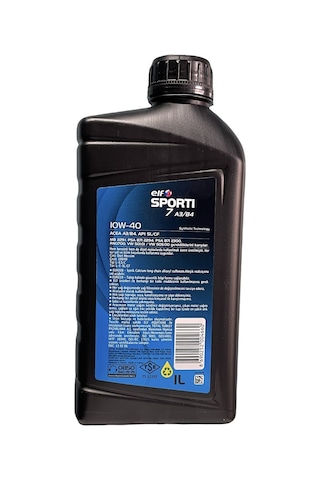 Elf Sporti 7 10W-40 Acea A3/B4 Motor Yağı 1 L