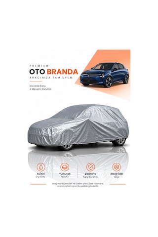 Lancia Ypsilon 2024-2026 Hatchback Uyumlu Araba Brandası Oto Branda Araba Örtüsü Araç Çadırı