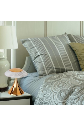 Lw-31 Gold Abajur Karistal Elmas Masa Lambası Romantik Akrilik Led Gece Lambası Beyaz