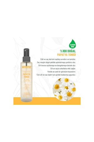 Siveno %100 Doğal Papatya Suyu Aydınlatma Etkili Arındırıcı Rahatlatığı Saç Ve Cilt Toniği 150 Ml