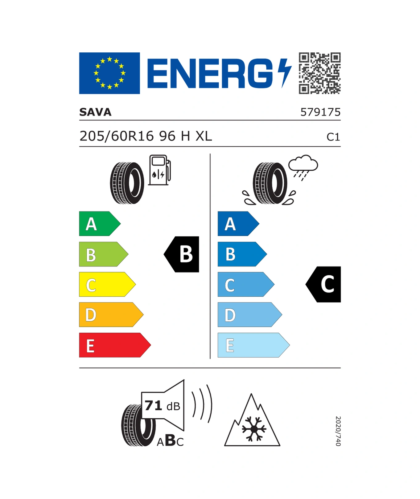 Sava 205/60R16 96H XL All Weather Dört Mevsim Lastiği 2025