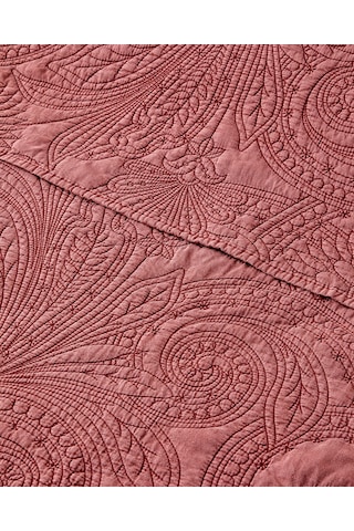 English Home Jardin Belle Tek Kişilik Yatak Örtüsü Takımı 160x220 Cm Bordo Bordo