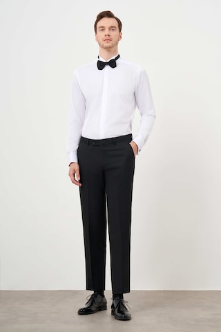 Morven Erkek Beyaz Manşetli Jakar Desen Ata Yaka Slim Fit Gömlek 24mc004060600 Beyaz