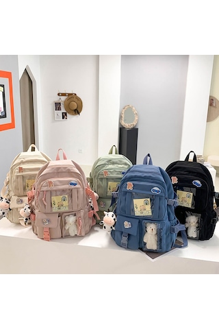 Maiyame Lise Öğrencileri İçin Oxford Dokuma Çift Omuzlu Sırt Çantası - Anti-hırsızlık Cepi, Ayarlanabilir Askılar Ve Çoklu Cep Tasarımı