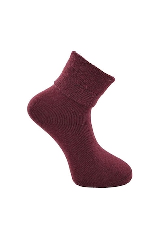 Flora Kadın Yün Çorap 36/40 Bordo