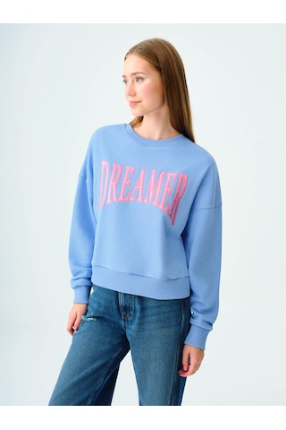 Loft Kadın Sweatshirt Mavi Lf2035722 25kp69000173 P6944
