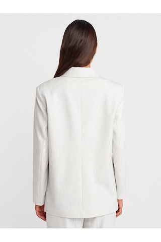 Dilvin 60767 Blazer Ceket-açık Gri Açık Gri