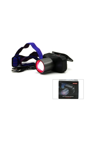 Şarjlı 30w Kafa Lambası Fener 1 Led Usb - Type-c Kademe Işık Ayarı - Flaşör 5047