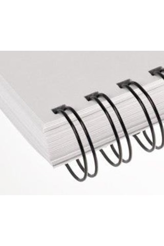 Office Force 3/8'' Siyah 3:1'' İnç A4 34 Loop Kutu Tel Spiral 100'lü