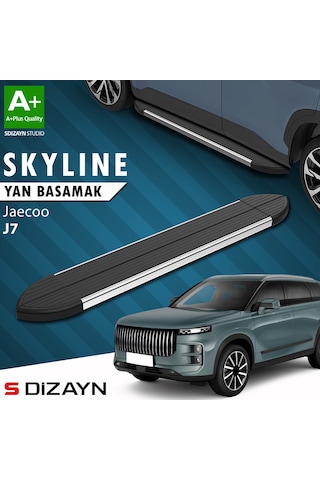 S-dizayn Jaecoo J7 Skyline Krom Yan Basamak 183 Cm 2023 Üzeri A+ Kalite